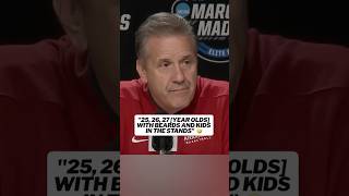 Coach Cal says it’s harder to win with freshmen in today’s college basketball landscape Coach Cal says it’s harder to win with freshmen in today’s college basketball landscape