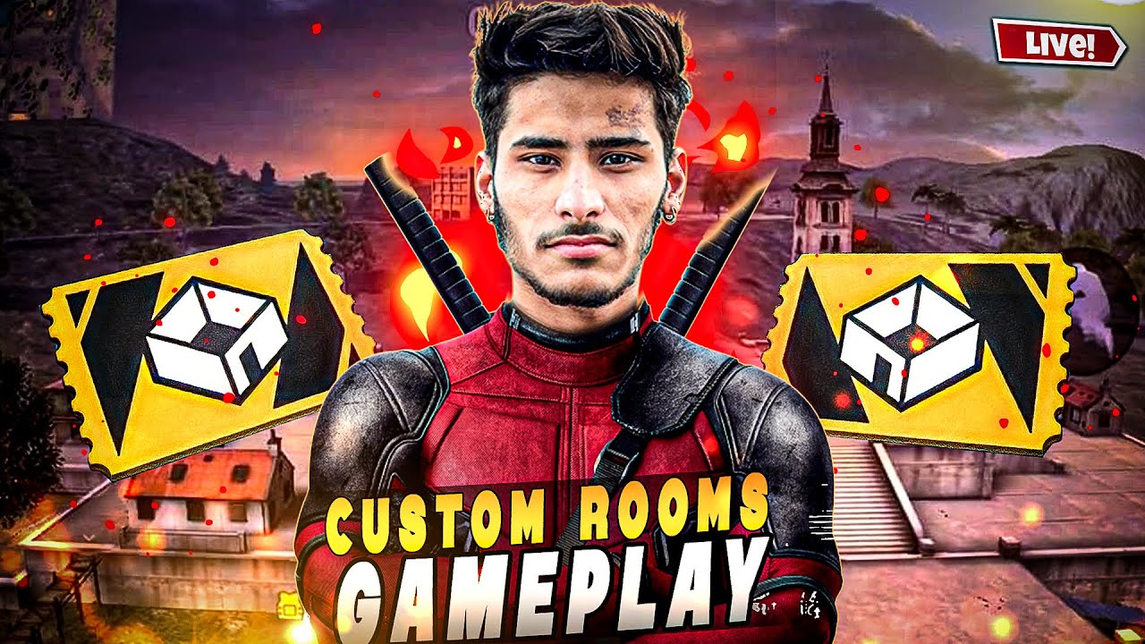 Custom Rooms & CS Rank Push💀 Free Fire 4 vs 4  Custom Room 👽 