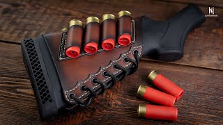 Shotgun Shell Holder Leather Pattern  / Mossberg Maverick