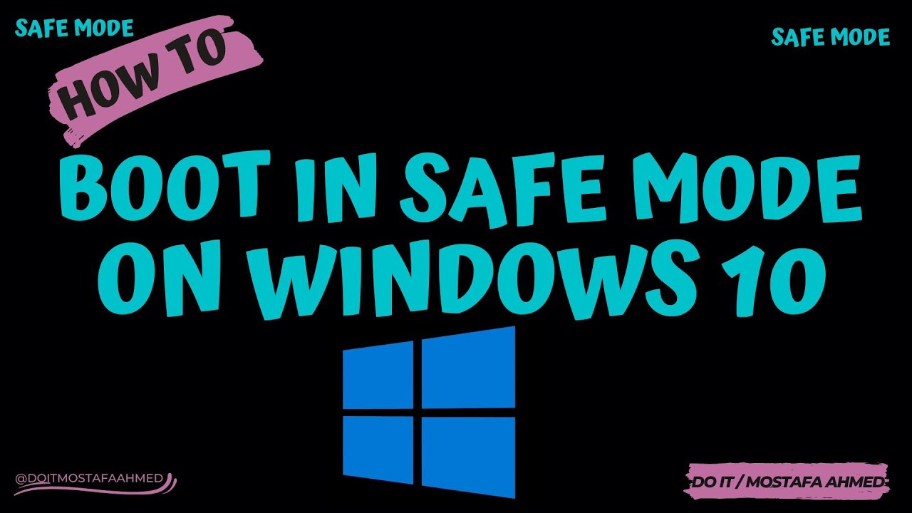 How to Boot in Safe Mode in Windows 10 - YouTube