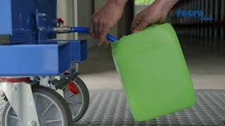 fetra Muldenkipper 450 bis 800 Liter Inhalt, 750-800 kg Tragkraft, Lenk- und Bockrollen