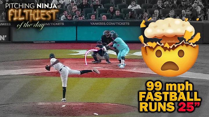 Alien 99 mph Two Seamer Runs 25 Inches!! And, Reid...