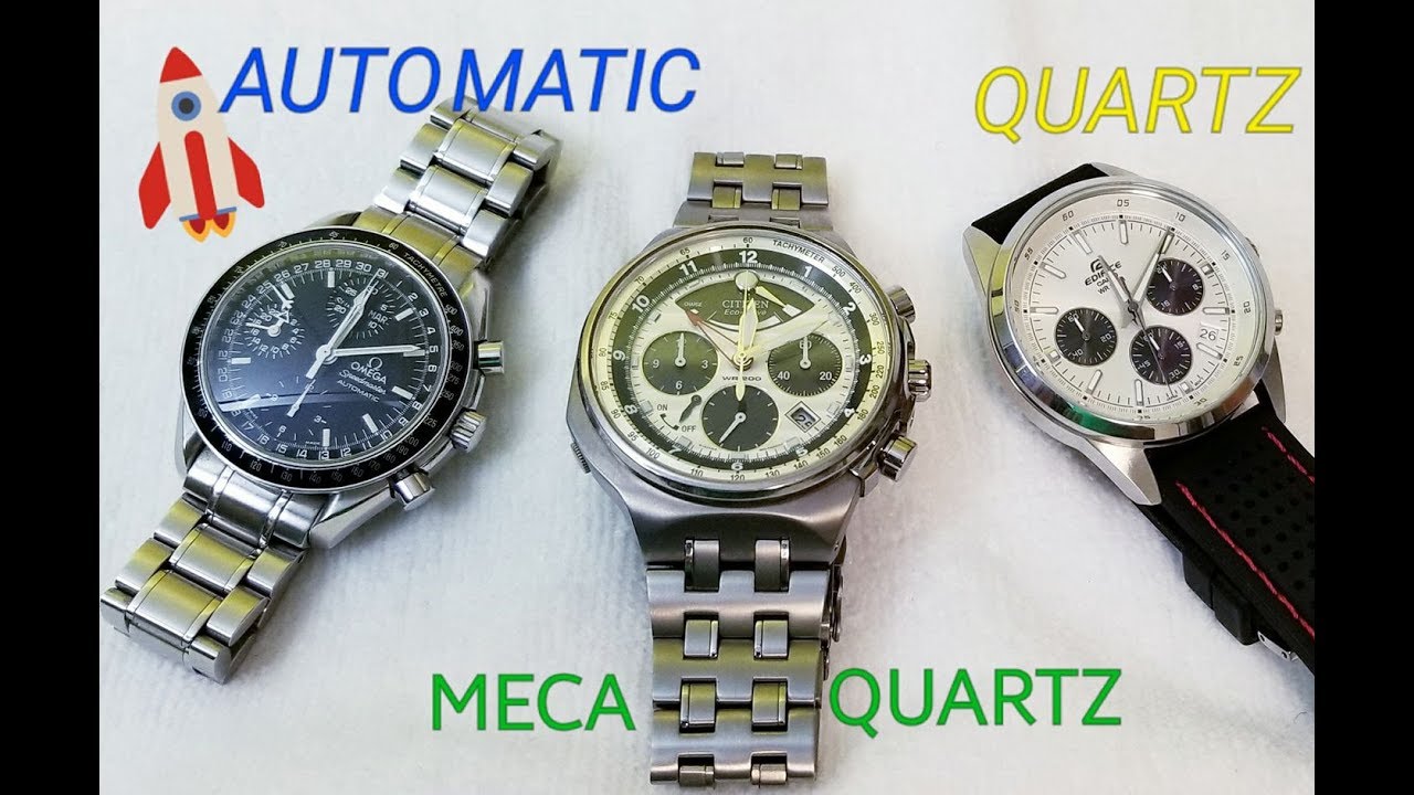 How MecaQuartz Chronographs Differs from Quartz and Mechanical