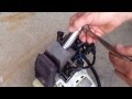 Testing and replacing the ignition coil on a Stihl FS 80R string trimmer
