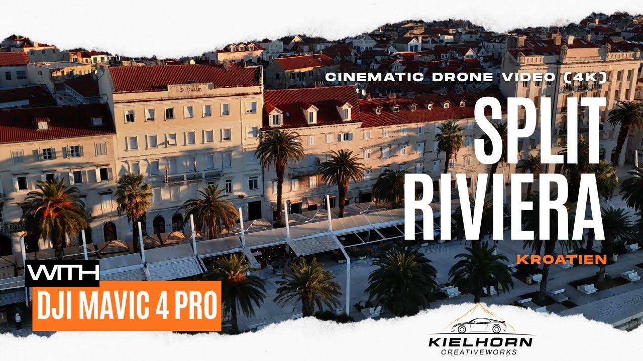 Split Riviera Cinematic 🇭🇷 | Riva Palmen, Altstadt & Skyline (4K)