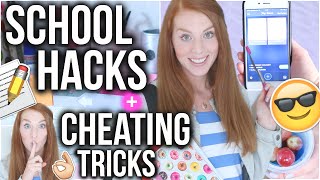 10 SCHOOL LIFE HACKS + geheime CHEATING TRICKS! Ganz easy Noten ...  width=