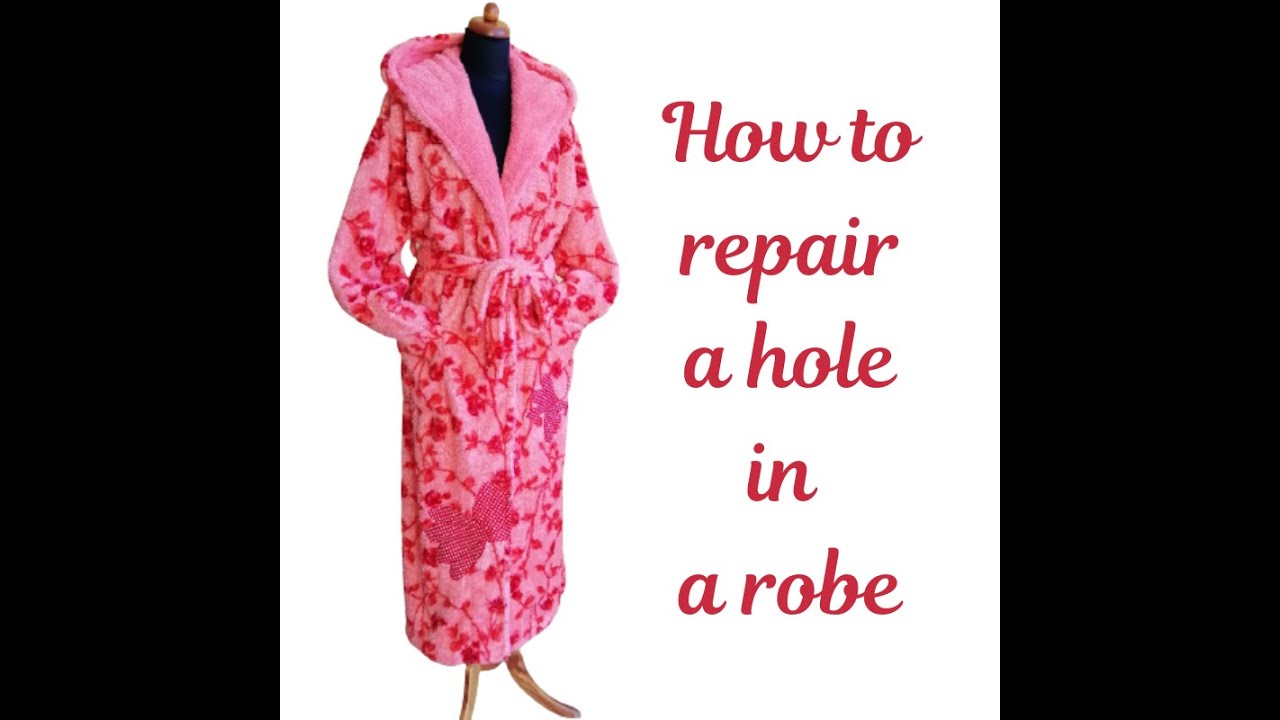 How to Patch a Hole in Woven Fabric - Easy Fabric Repair 