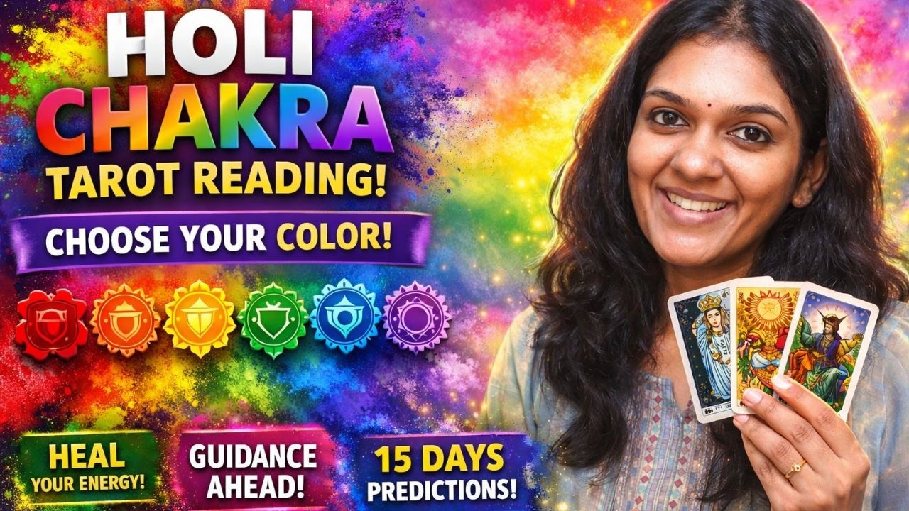 Pick Your Holi Color 🌈 | Chakra Tarot Reading for the Next 15 Days @Sixthsense