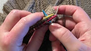 Pemberton Pullover KAL: 3 Needle Bind-off for Shoulder Seams