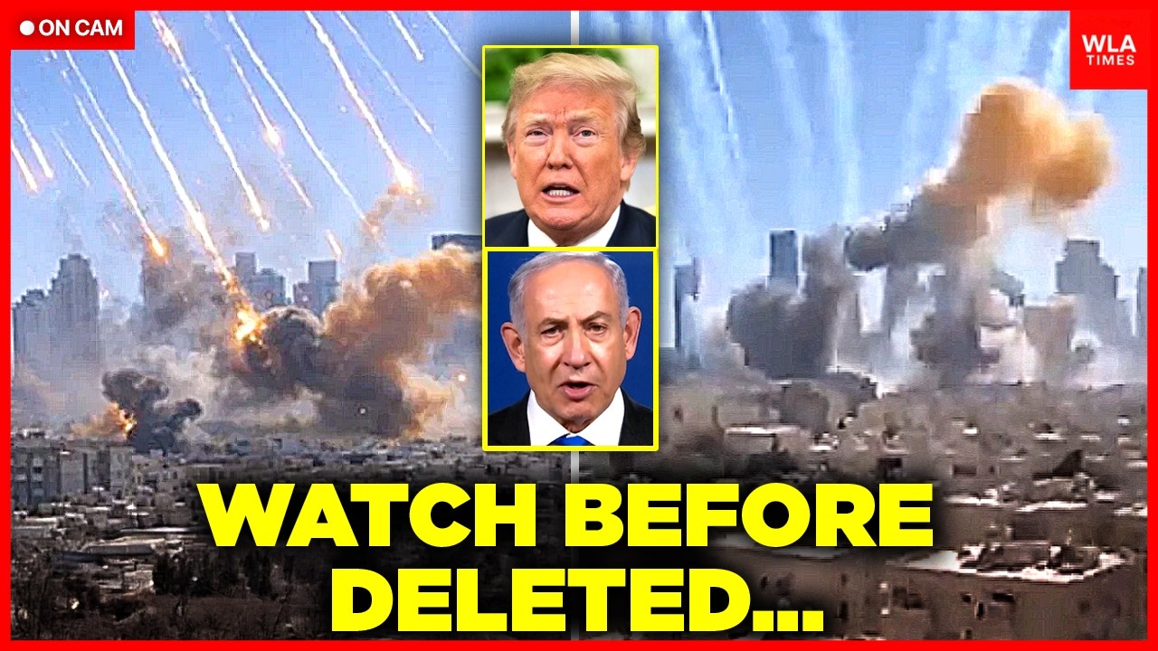 ON CAM: Israel EXPLODING As Iran's Worst Missile Wave 'BYPASSES' Iron Dome? | Israel SHOCKED?