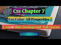 Chapter 7 Css||Css Color All Properties ||Css Color Properties ||