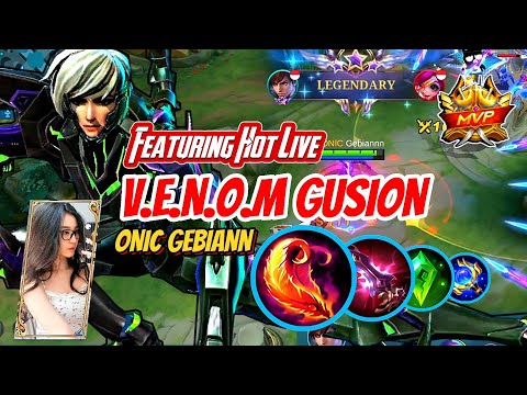 Gusion • Hot Live: KDA:11/0/7 - Best Play by ONIC Gebiann | MLBB