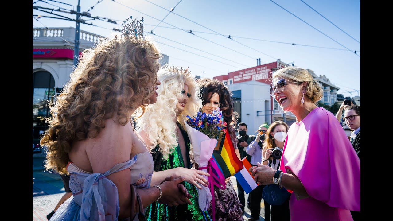 Máxima bezoekt queer community in San Francisco