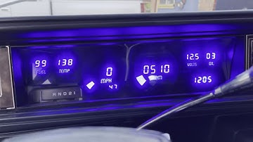 Intellitornix led cluster gauge