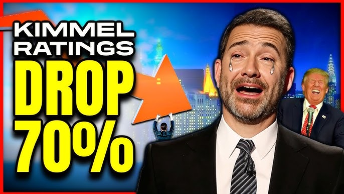 Jimmy Kimmel DROPS 70% in First Week of Ratings: Media REFUSE to Report  Disney ABC TV COLLAPSE! - YouTube