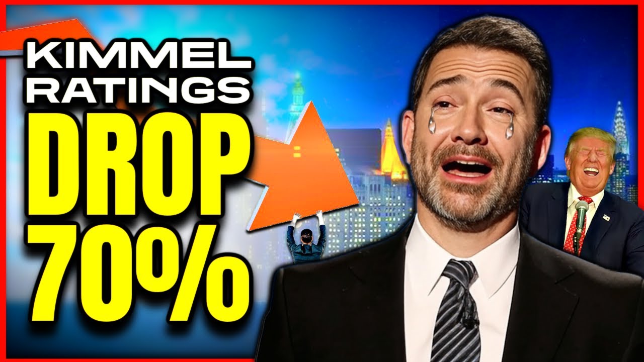 Jimmy Kimmel DROPS 70% in First Week of Ratings: Media REFUSE to Report Disney ABC TV COLLAPSE!