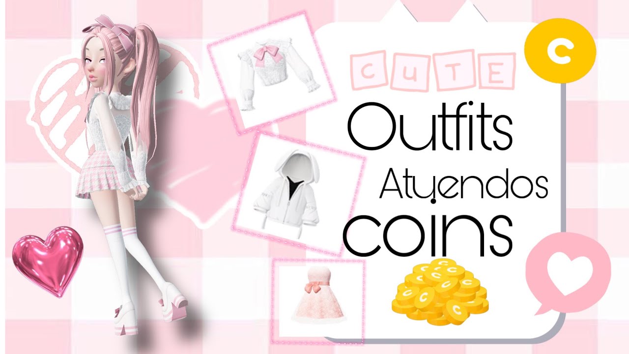 ZEPETO Cute outfits Atuendos Coins YouTube