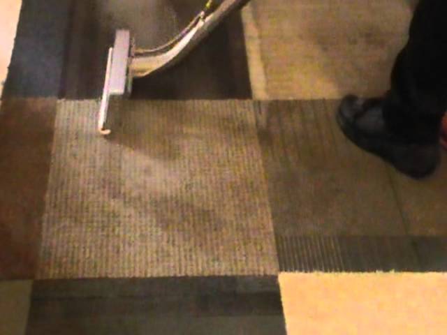 Cleaning Carpet Tiles - YouTube