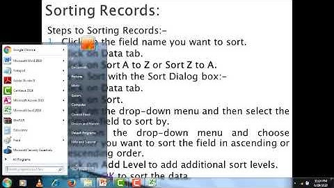 Advance Features in MS-Excel Ch-3 Part-5 Class-7