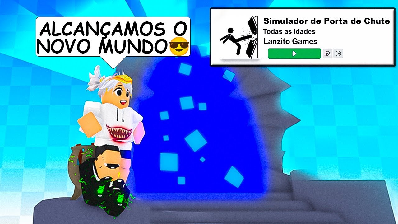 Finalmente alcan ei o ultimo mundo nesse simulador de chute do roblox
