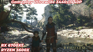 A Plague Tale: Requiem Gameplay Ultrawide 3440x1440 Max settings 21:9 RX 6700 XT FPS test