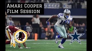Amari Cooper Breakout Game vs Washington Redskins || Dallas Cowboys Film Session Amari Cooper Breakout Game vs Washington Redskins || Dallas Cowboys Film Session