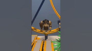 Can a Troll Stop The LEGO Loop Coaster?! #lego #legobuild