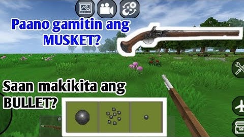 MINI BLOCK CRAFT 3D ( MUSKET & BULLET)