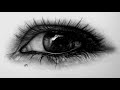 how to make hyperrealistic eyes drawing time-lapse art video