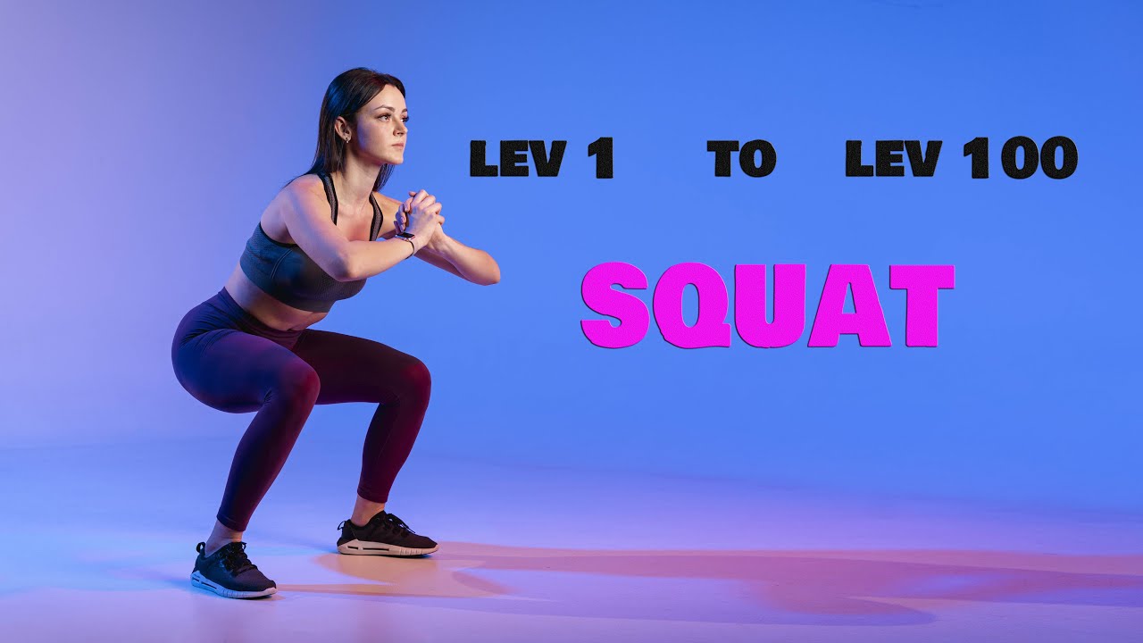 30 Types of Bodyweight Squat variation | Squats From LvL 1 to LvL 100 ...