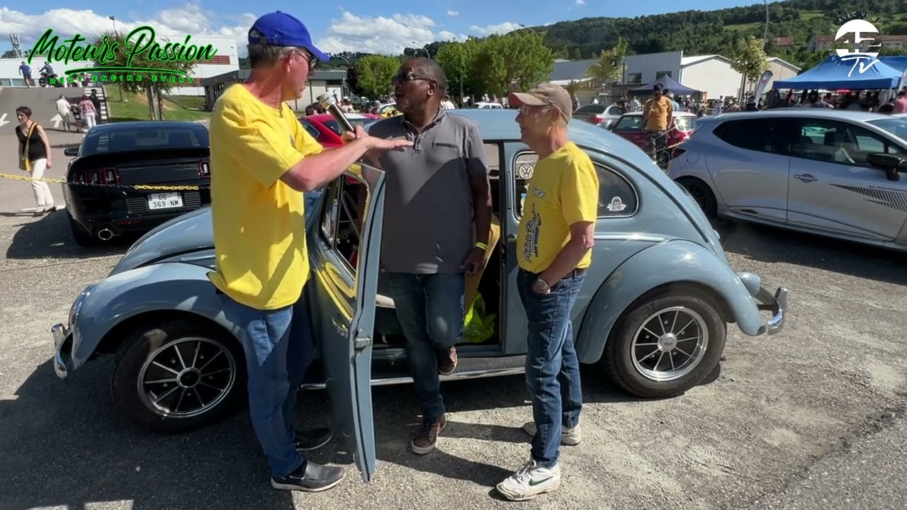⁣Max Gilbert ADELISE  et la Volkswagen Coccinelle