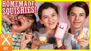 DIY SQUISHY CHALLENGE & TUTORIAL! HOMEMADE SQUISHIES!  |  KITTIESMAMA