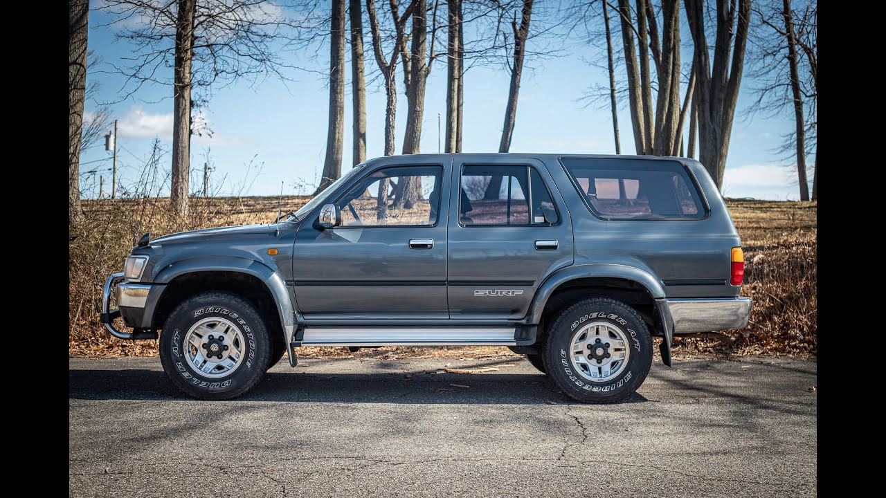 Stock 1993 Toyota Hilux Surf SSR X Driving Video