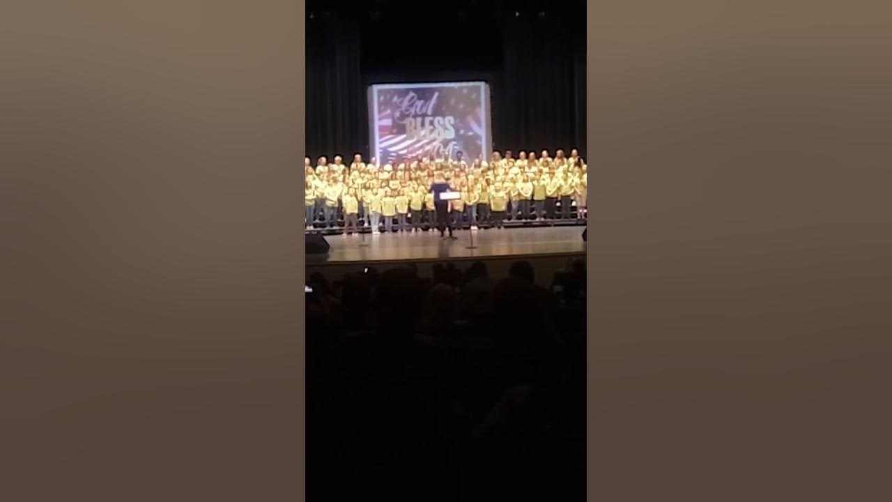 Alma Intermediate School Honor Choir Veteran's Day 2022 YouTube