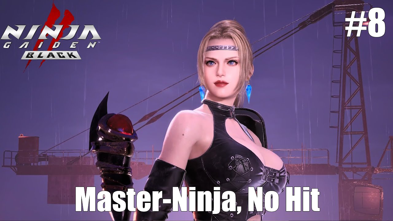 Ninja Gaiden 2 Black (White Mod, New Game) Master-ninja, No Hit #8 World First