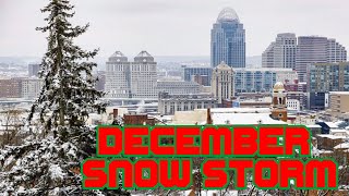 AN EARLY WINTER STORM IN CINCINNATI OHIO