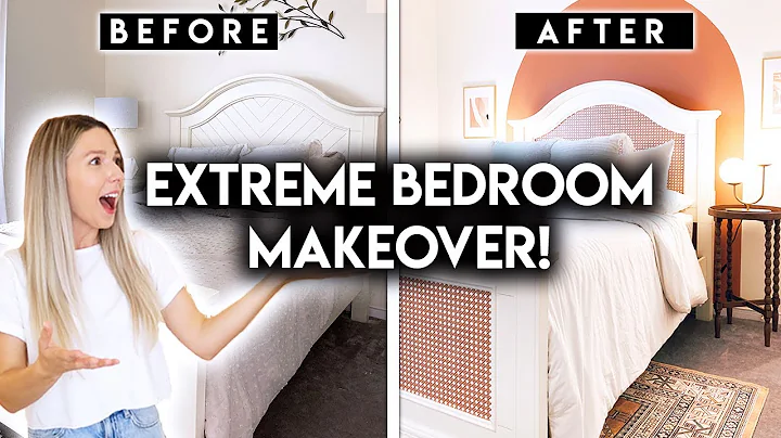 BEDROOM MAKEOVER ON A BUDGET | DIY ROOM TRANSFORMA...