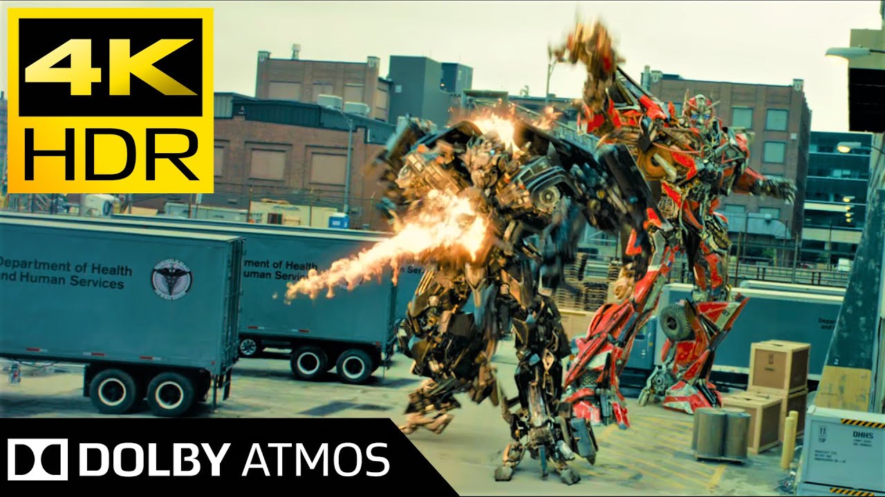 4K HDR ● Transformers Fight Scene ● Dolby Atmos