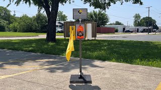 Foot-operated hand washing station | Hands-free | Sanitizing station