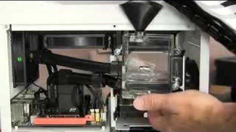 BitFenix Prodigy Water Cooled WHS2011 Home Server Build   Part 2   The Build   YouTube