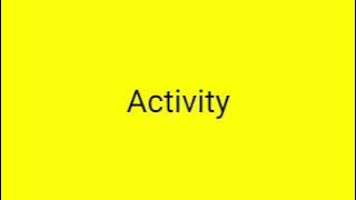 Activity (Nokia Asha 203) ringtone