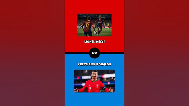Messi vs Ronaldo | Would You Rather Choose the GOAT? 🐐⚽ #wouldyourather #shorts