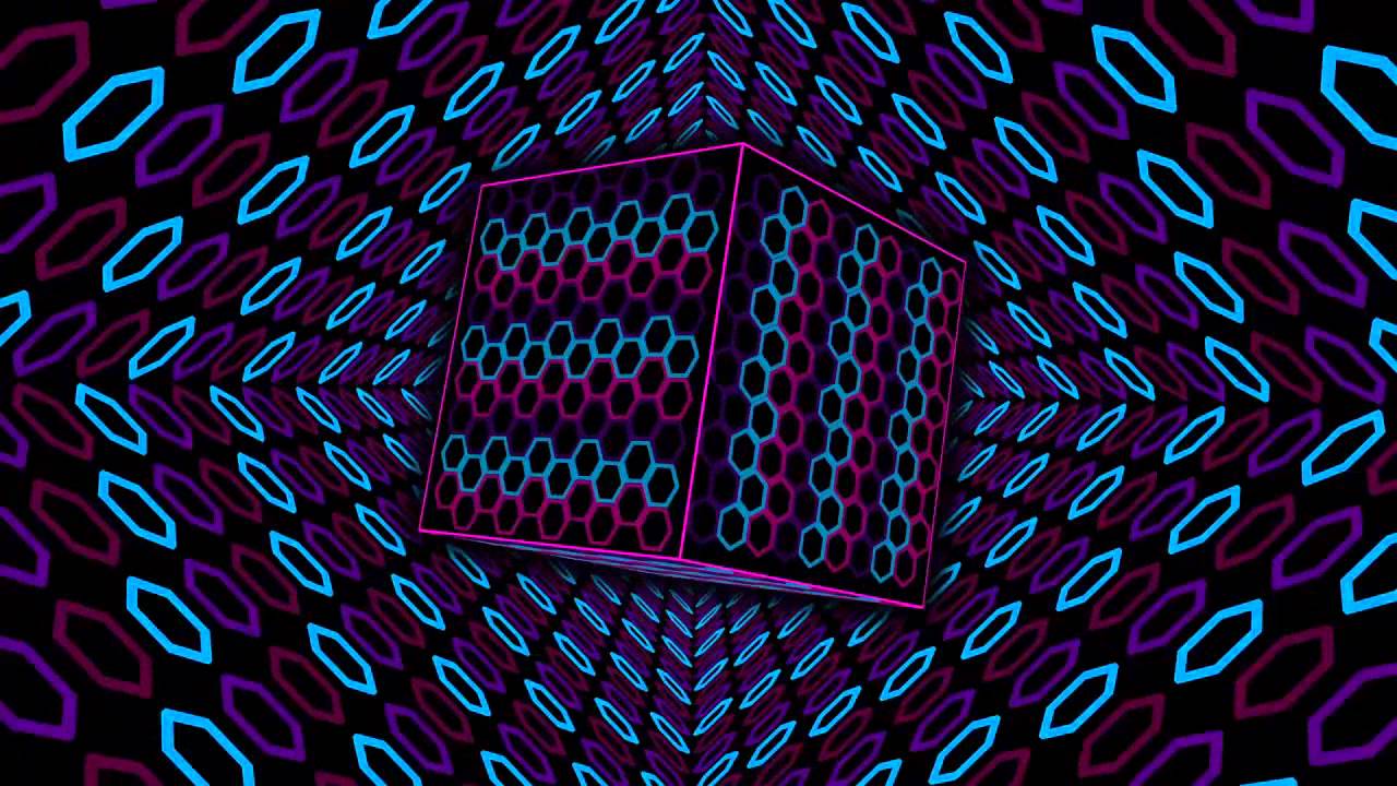 Hexagon Splash - VJ Loops Pack (6in1) - YouTube