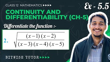 Class 12 Ex 5.5 Q2 Maths | Ex 5.5 class 12 maths q2 | Question 2 exercise 5.5 Class 12
