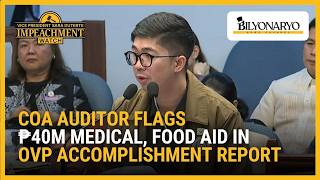 COA auditor flags ₱40-M medical, food aid in OVP accomplishment report