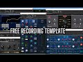 PRO TOOLS INTRO TEMPLATE (WAVES PLUGINS) #protools #wavesplugins #recording #free #wavesaudio