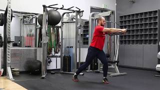 Standing Traverse Chop
