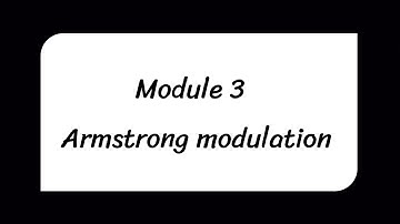 Communication -FM indirect method of modulation -Armstrong modulation