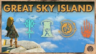 Great Sky Island Walkthrough in Zelda Tears of the Kingdom (Link's Abilities, Shrines, Armor)