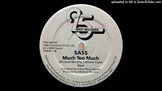 Jack Sass Band - Much Too Much (1982)